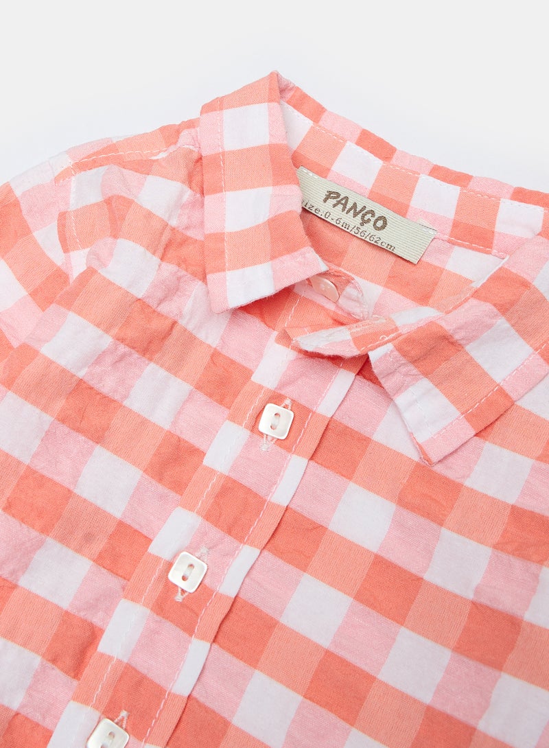 Panco Baby Boys FUTURE Plaid Patterned Shirt - Image 3