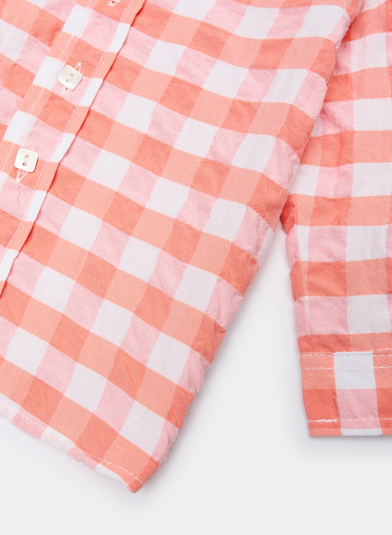 Panco Baby Boys FUTURE Plaid Patterned Shirt - Image 4