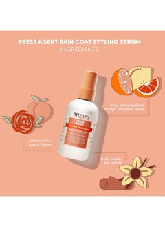 Mizani Mizani Press Agent Blow Dry Serum | Heat Styling Hair Serum | Moisturizes and Protect Hair from Blowouts | Thermal Smoothing and Heat Protection for Dry, Frizzy Hair | With Argan Oil | 3.38 Fl Oz  - Image 4