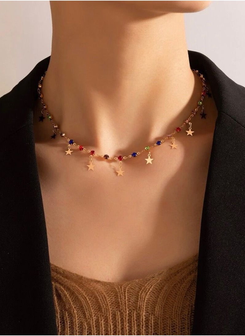 sixtyfour Stylish Gold Plated Necklace For Women  - Image 1