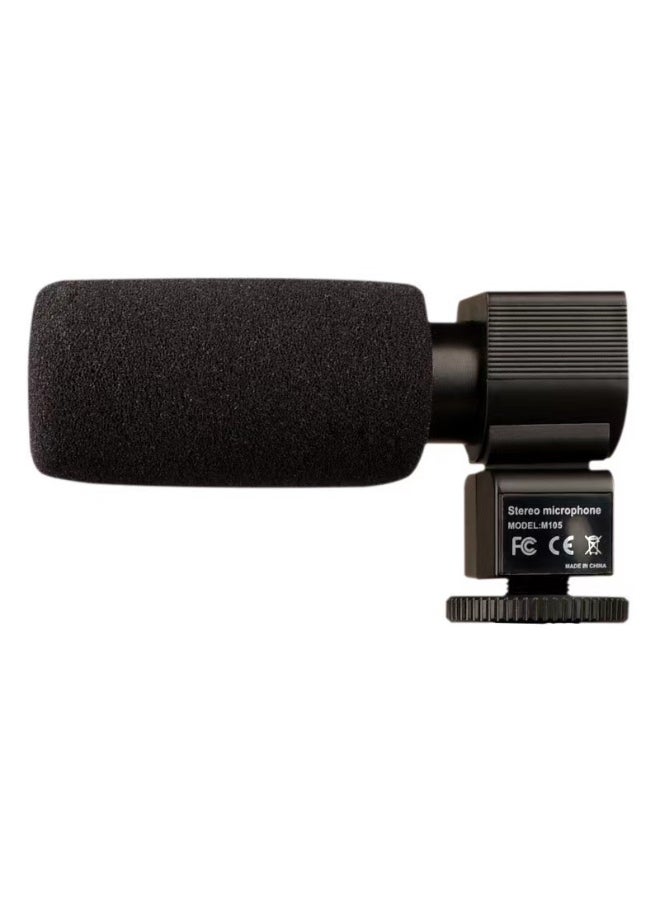 Volynix MAMEN MIC-03 Camera/DV Machine Microphone Camera/DV Machine Microphone 3.5mm Jack with Windshield Vlog Microphone DSLR Camera Recording Microphone Cardio Directional External Microphone Condenser Microphone Video Shooting 