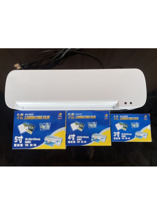 A4 Plastic Sealing Machine Photo Plastic Machine Photo Laminating Machine Household Glue Machine Small Office Mini Thermal Sealing Film Machine - Image 1