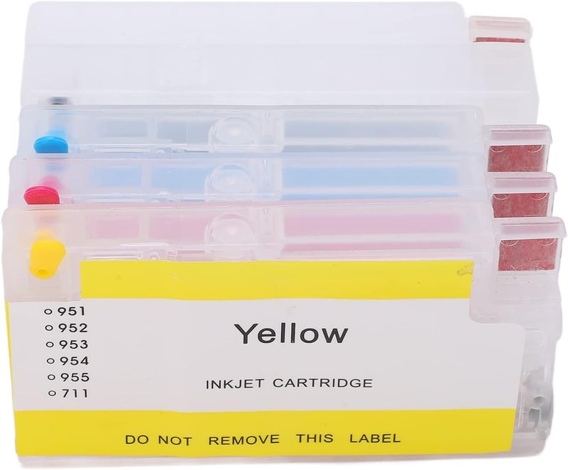 Ink Cartridge Replacement Refill Inkjet Box Printer Accessories 4 Colors with Smart Chip High Efficiency Less Leakage Compatible for Officejet Pro 251dw 276dw 8100 - Image 4