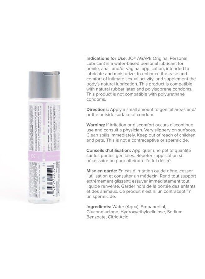 Jo Original Agape Lubricant, 4 Fluid Ounce - Image 2