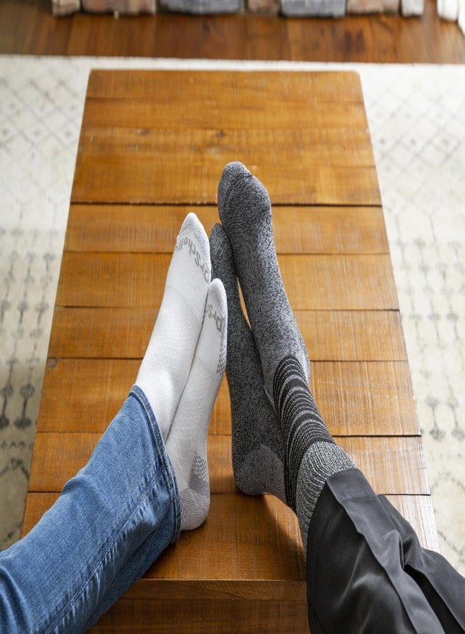 Dr. Scholl's Women's Advanced Relief Blister Guard® Low Cut Socks 2 Pair Pack, White, Women's Shoe Size: 4-10 - Image 4