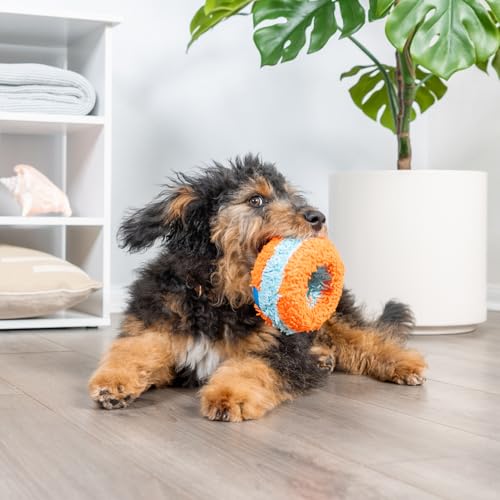 Chuckit! Indoor Roller Toy for Dogs, Soft Chenille Fabric Dog Toy for Indoor Fetch Play, Bounceflex Core Technology, Soft Bounce, Safe and Secure Indoor Play for Dogs - Image 5