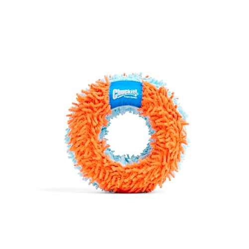 Chuckit! Indoor Roller Toy for Dogs, Soft Chenille Fabric Dog Toy for Indoor Fetch Play, Bounceflex Core Technology, Soft Bounce, Safe and Secure Indoor Play for Dogs - Image 2