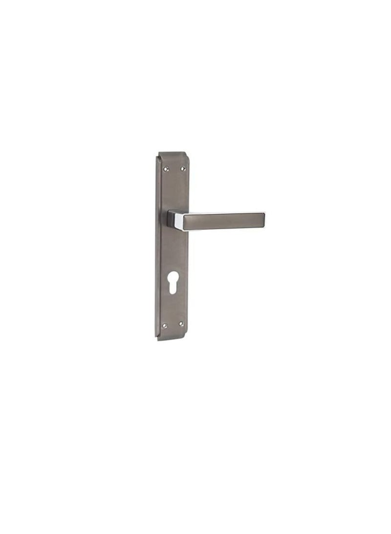 ROBUSTLINE Door Handle | Zinc Material | Blackish Silver Color | Robustline - Image 2