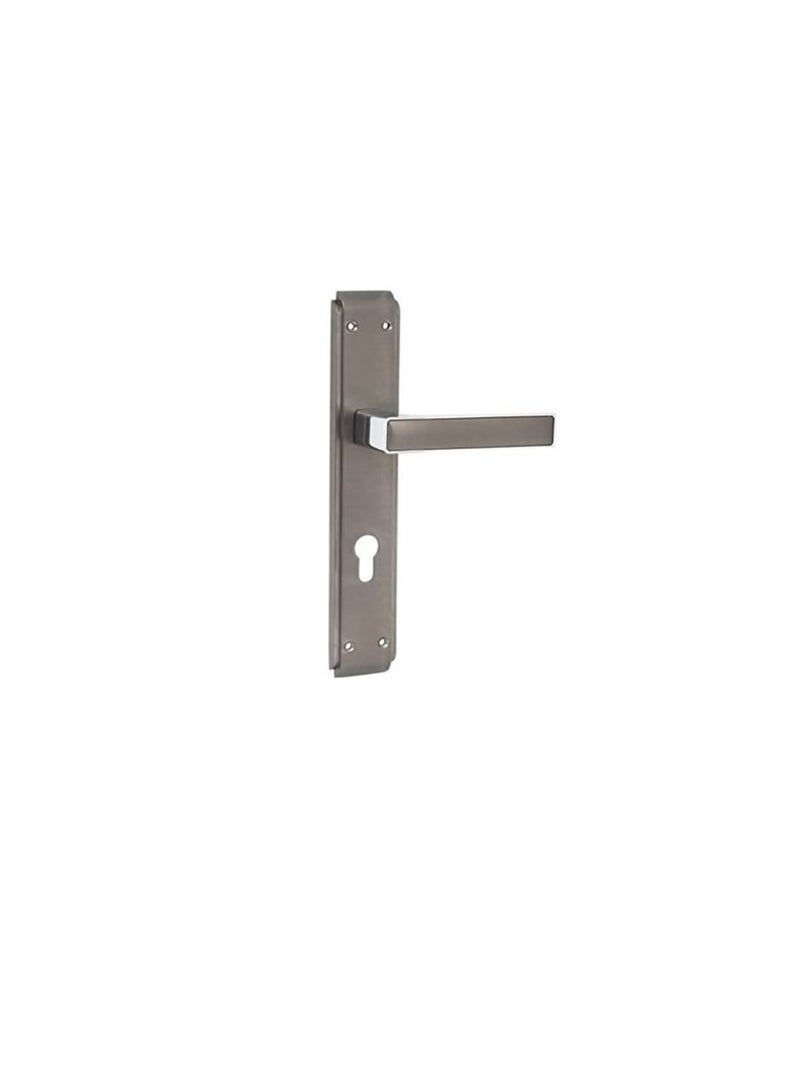 ROBUSTLINE Door Handle | Zinc Material | Blackish Silver Color | Robustline - Image 3