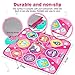 Kusntin Dance Mat Dance Mixer Rhythm Step Play Mat Pink Dance Pad with LED Lights Adjustable Volume Builtin Music 5 Game Modes Xmas Birthday Gifts for 310 Years Girls Toys Multicolor - Image 3