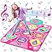 Kusntin Dance Mat Dance Mixer Rhythm Step Play Mat Pink Dance Pad with LED Lights Adjustable Volume Builtin Music 5 Game Modes Xmas Birthday Gifts for 310 Years Girls Toys Multicolor - Image 2