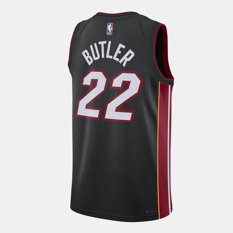 Nike Black Men's 22/23 NBA Miami Heat Jimmy Butler Icon Edition Swingman Basketball Jersey for Men | Best Price UAE