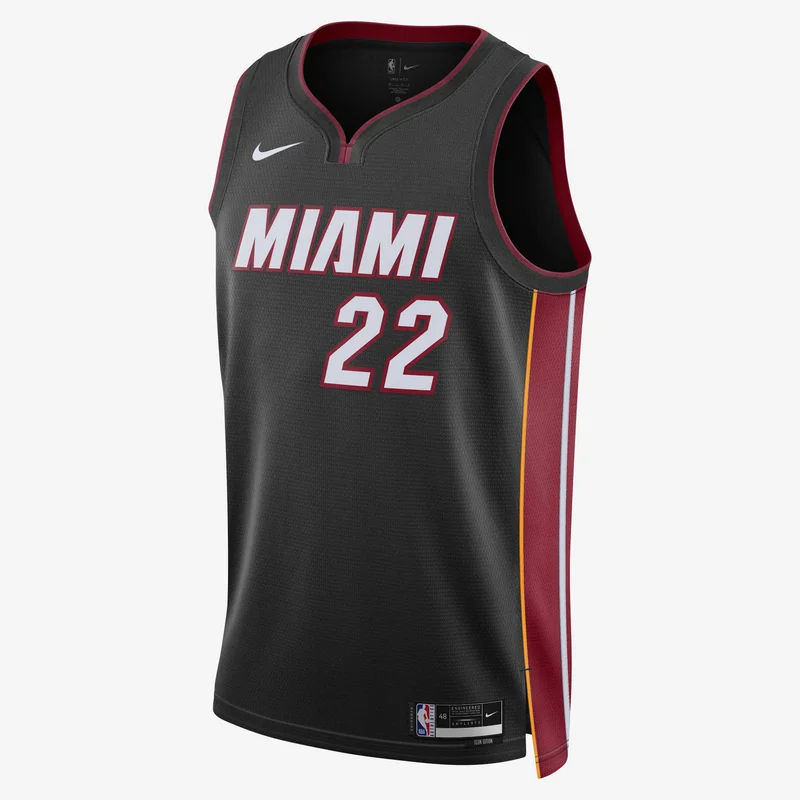 Nike Men's 22/23 NBA Miami Heat Jimmy Butler Icon Edition Swingman Basketball Jersey