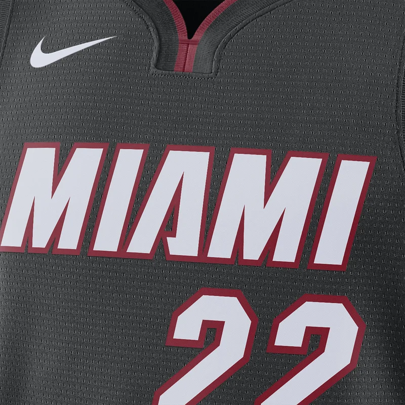Nike Black Men's 22/23 NBA Miami Heat Jimmy Butler Icon Edition Swingman Basketball Jersey for Men | Best Price UAE
