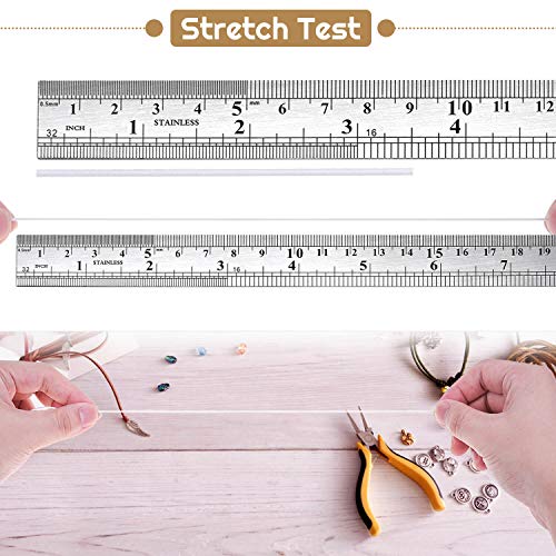 selizo Elastic String, Selizo Stretchy Cord For Bracelets, Necklace, Beading and Sewing (1.2 MM, 109 Yards, White) - Image 5