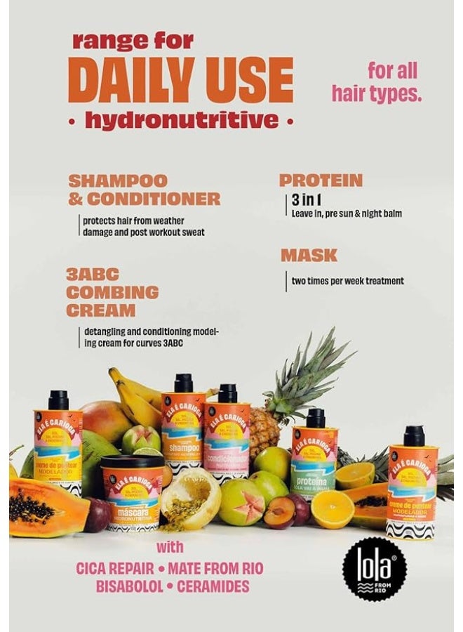 Lola from Rio بلسم إيلّا إي كاريكا المغذي مع ماء جوز الهند وشاي الماتé - يوفر ترطيباً عميقاً، يفك تشابك الشعر ويضيف لمعاناً لجميع أنواع الشعر (250 مل) - Image 2