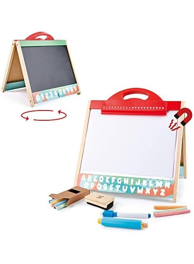 Hape Foldable Double Side Tabletop Store And Go Easel - Image 3
