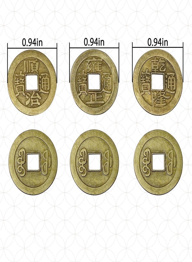 Fengshuibringluck Chinese Coins feng shui Good Luck Coins Three Emperors Wealth and Talismans (25PCS) - Image 2