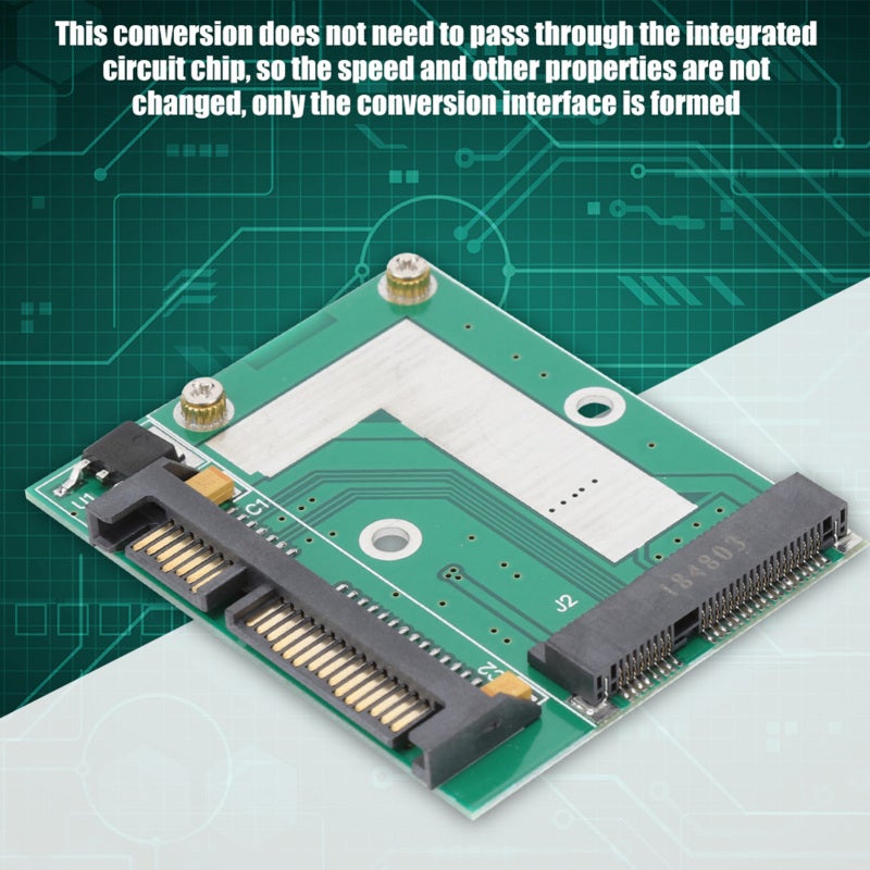 mSATA SSD to 2.5-Inch SATA Adapter Card - Converts 30mmx50mm mSATA to SATA 6.0Gbps Interface for Laptop Desktop - Image 5