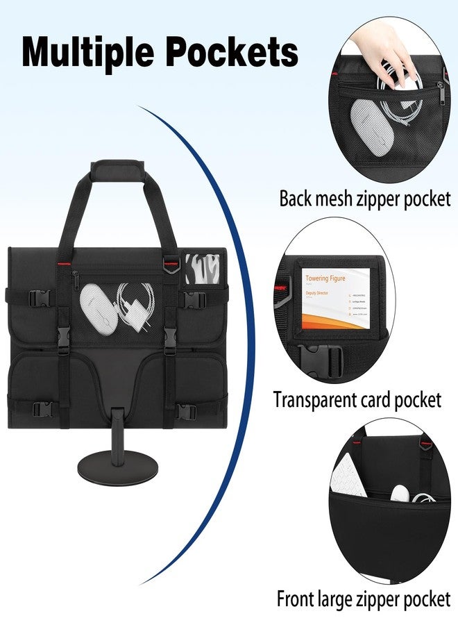 Doksmeria Monitor Carrying Case, Monitor Travel Case Compatible with 27 inch Monitors/LCD Screens, Protective Monitor Travel Bag with Adjustable Shoulder Strap - Image 3