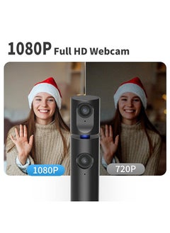 CZUR Halo X Pro Streaming Dual Webcam, 1080P Web Camera with Microphone, USB Camera for Computer, 90° View, Plug & Play, Compatible with PC/Mac, for Skype/  - Image 3