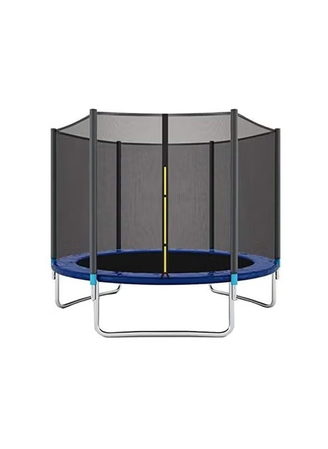 Fitness World 6 Feet Heavy Duty Indoor Trampoline With Safety Net 183X183X200cm  - Image 1