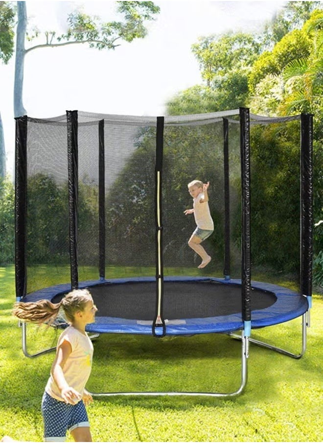 Fitness World 6 Feet Heavy Duty Indoor Trampoline With Safety Net 183X183X200cm  - Image 2