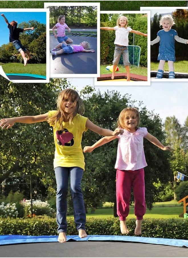 Fitness World 6 Feet Heavy Duty Indoor Trampoline With Safety Net 183X183X200cm  - Image 3