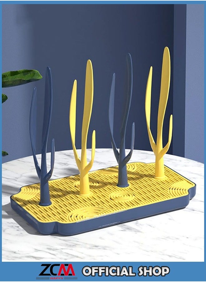 ZCM-HAPPY - Baby Bottle Drying Rack With High-quality PP Material, Non-toxic, and BPA-free - Image 1