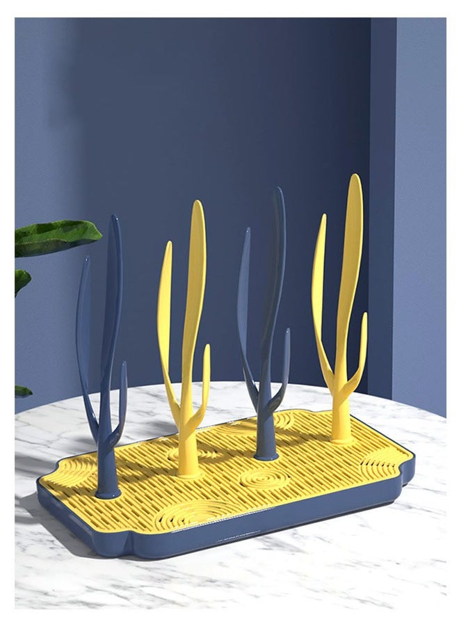 ZCM-HAPPY - Baby Bottle Drying Rack With High-quality PP Material, Non-toxic, and BPA-free - Image 1