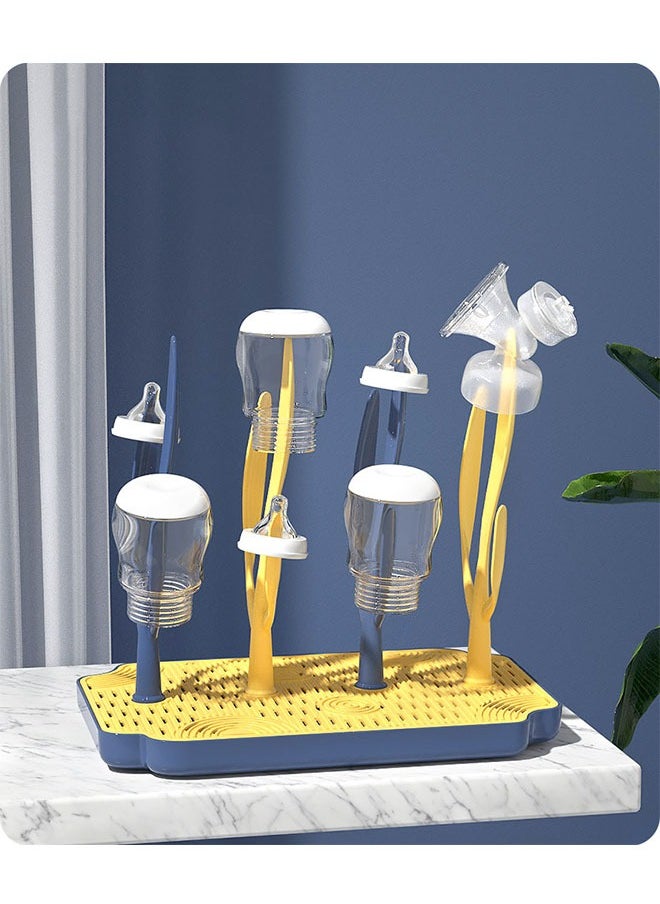 ZCM-HAPPY - Baby Bottle Drying Rack With High-quality PP Material, Non-toxic, and BPA-free - Image 1