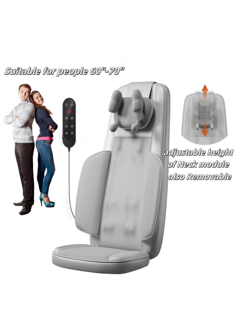 WALALLA Shiatsu Neck and Back Massager Cushion Ergonomic Stress Relief Deep Tissue Electric Shiatsu Massager with Heat for Neck Back Pain Relief Adjustable Intensity for Office Car Home Use - Image 3