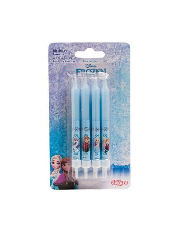 dekora Set of 3D Frozen for Childrens Cakes8 Decorative Birthday Candle Wax Multicoloured Standard Size - Image 2