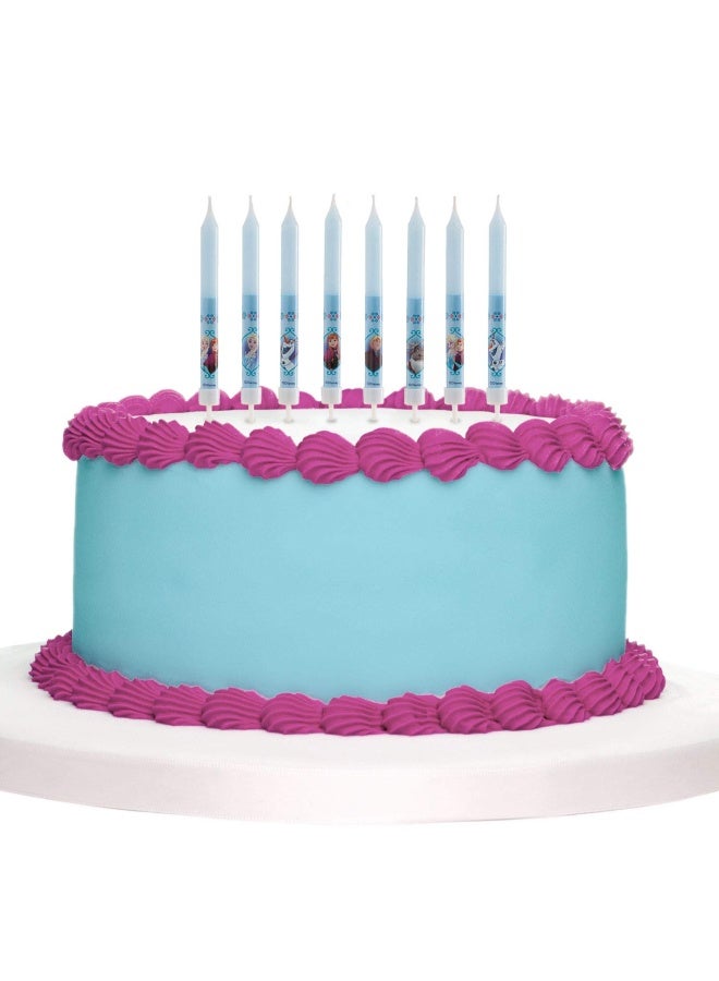dekora Set of 3D Frozen for Childrens Cakes8 Decorative Birthday Candle Wax Multicoloured Standard Size - Image 4