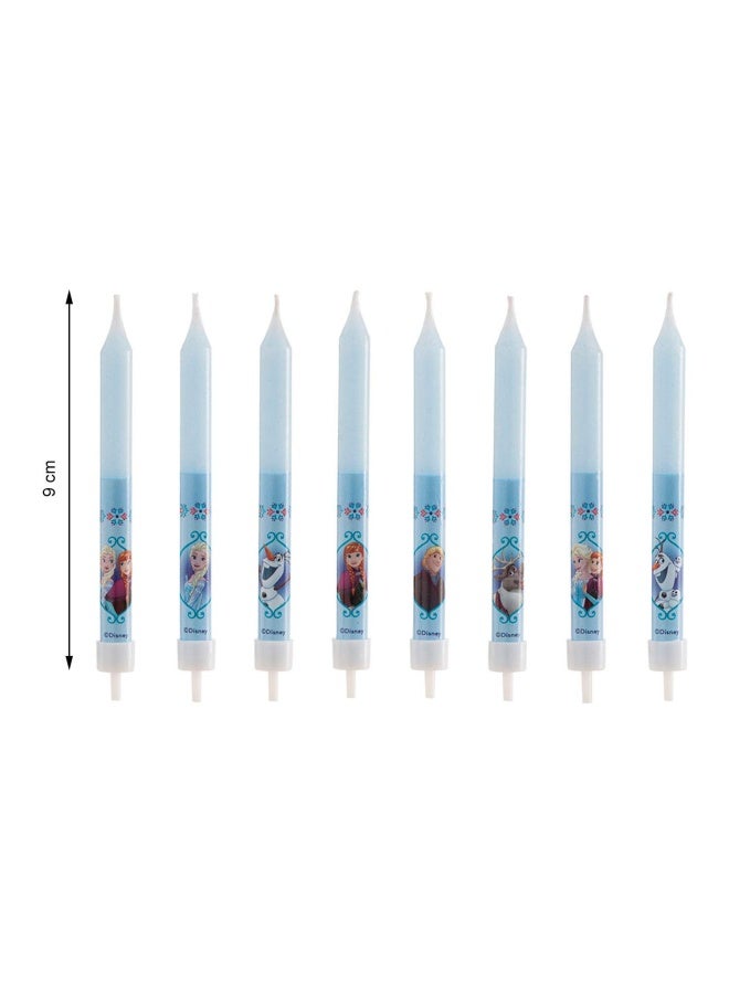 dekora Set of 3D Frozen for Childrens Cakes8 Decorative Birthday Candle Wax Multicoloured Standard Size - Image 3