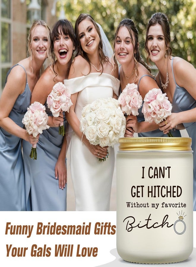 PARDIEUR Bridesmaid Proposal Gifts, Maid of Honor Gift from Bride, Matron of Honor, Bridal Party, Bachelorette Present for Wedding Day - Funny Lavender Scented Candle for Friend Sister Women - Image 3