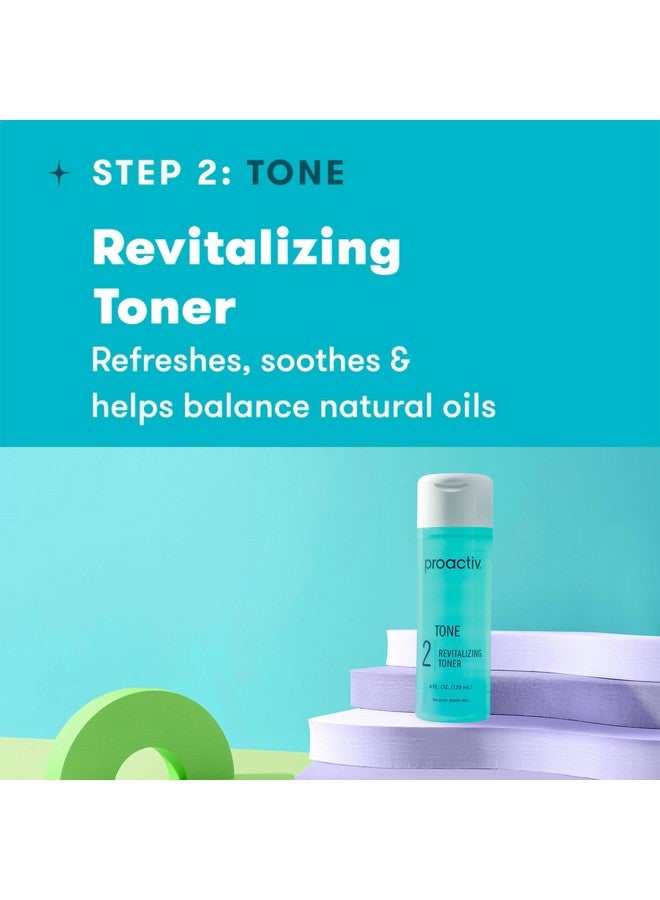 برو أكتيف علاج حب الشباب من برو أكتيف بثلاث خطوات - غسول الوجه بالبنزويل بيروكسيد، علاج بقع حب الشباب للوجه والجسم، تونر مقشر - مجموعة كاملة للعناية بالبشرة المصابة بحب الشباب لمدة 60 يومًا، متعدد الألوان - Image 5