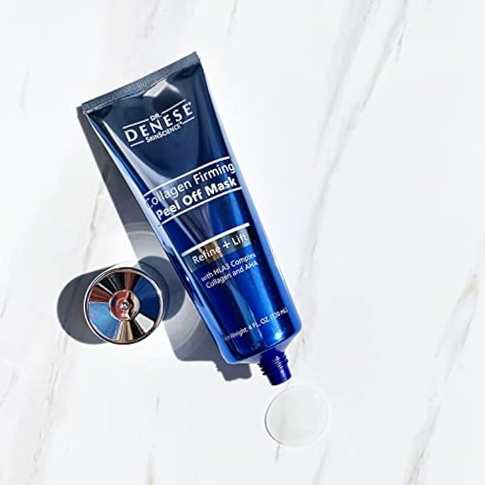 Dr. Denese Collagen Firming Peel Off Mask | 4 FL oz | A unique AHA based peel off mask designed to tighten the appearance of the skin - Image 1