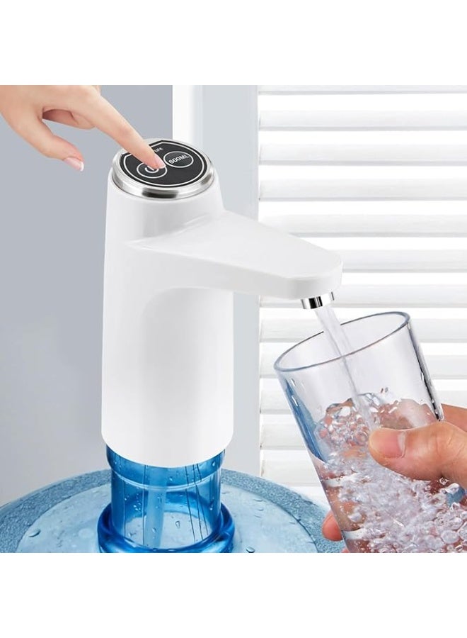 Spaceshoop Smart Electric Water Bottle Pump, Portable and Rechargeable, Automatic Water Dispenser for Home, Office, Kitchen and Camping  - Image 2