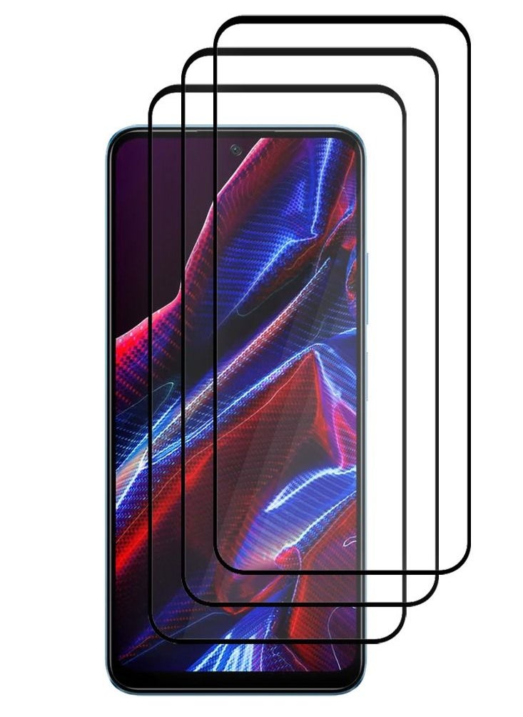 CATANES - 3 Pack For Xiaomi Poco X5 Screen Protector Scratch and Shatter Resistant Full Glue Back - Image 1