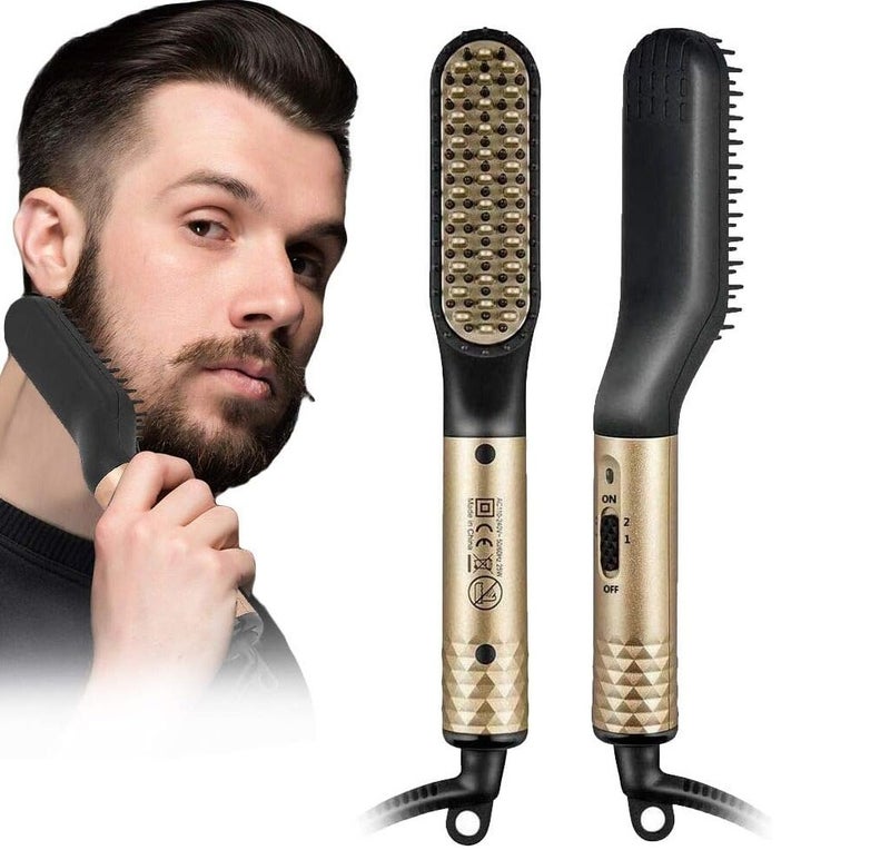 2-in-1 Beard Straightening Brush BR-738 - Image 1