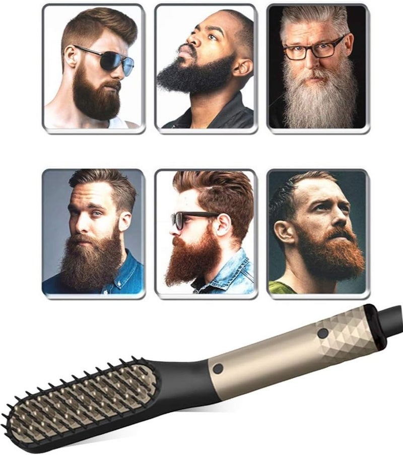 2-in-1 Beard Straightening Brush BR-738 - Image 2