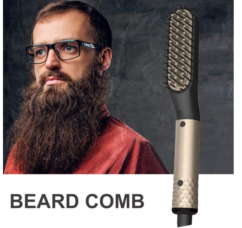 2-in-1 Beard Straightening Brush BR-738 - Image 5