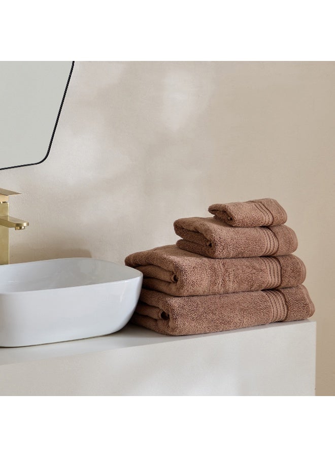 Home Box Cloud Soft Serene Zero Twist Bath Sheet - Brown - Image 4