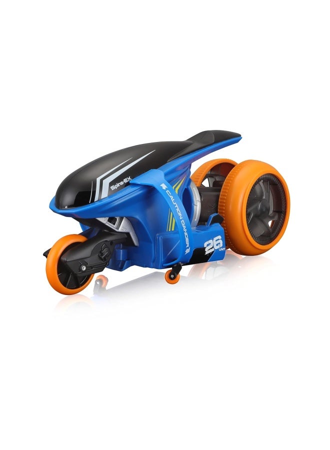 Maisto Tech Cyklone360 Remote Control Motorcycle (2.4GHz, Blue) - Image 2
