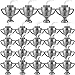 Amyhill 24 Pcs Race Car Trophy Cups With Straws and Lids 12 Oz Plastic Race Car Birthday Party Supplies And Favors For Kids Adults Props Rewards Winning Prizes Competitions Silver - Image 4