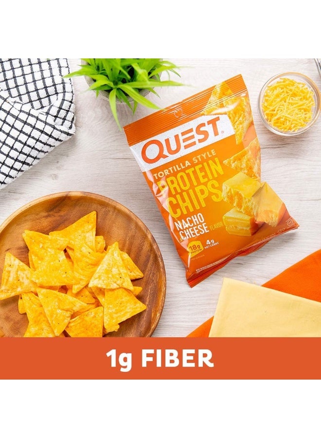Quest رقائق بروتين كويست نوتريشن على طراز التورتيلا، منخفضة الكربوهيدرات، بنكهة الجبنة الناتشو - Image 5
