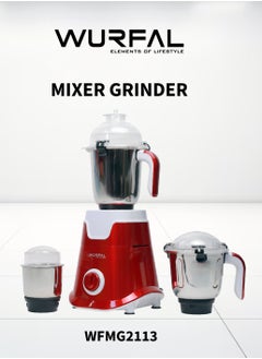 Wurfal WURFAL 3-In-1 Mixer Grinder 750 w With Unbreakable ABS Body And Stainless Steel Jars  - Image 4