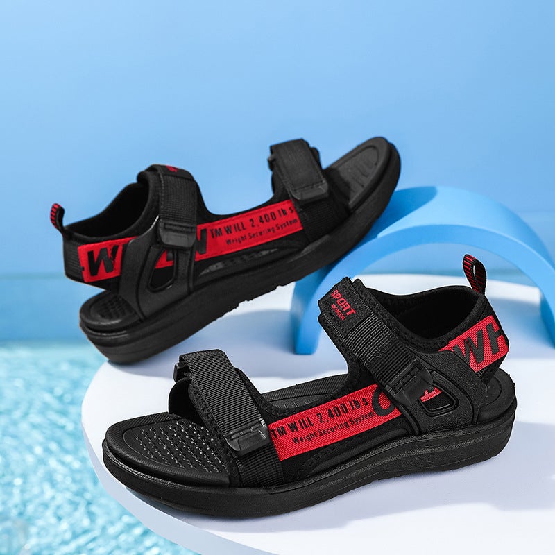 Open Toe Large Children'S Shoes Children'S Sandals Korean Casual Boys Beach Shoes Jinjiang Shoes Non-Slip - Image 4
