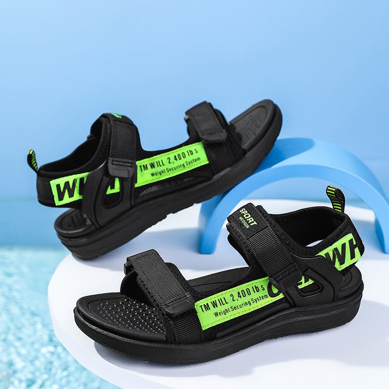 Open Toe Large Children'S Shoes Children'S Sandals Korean Casual Boys Beach Shoes Jinjiang Shoes Non-Slip - Image 3